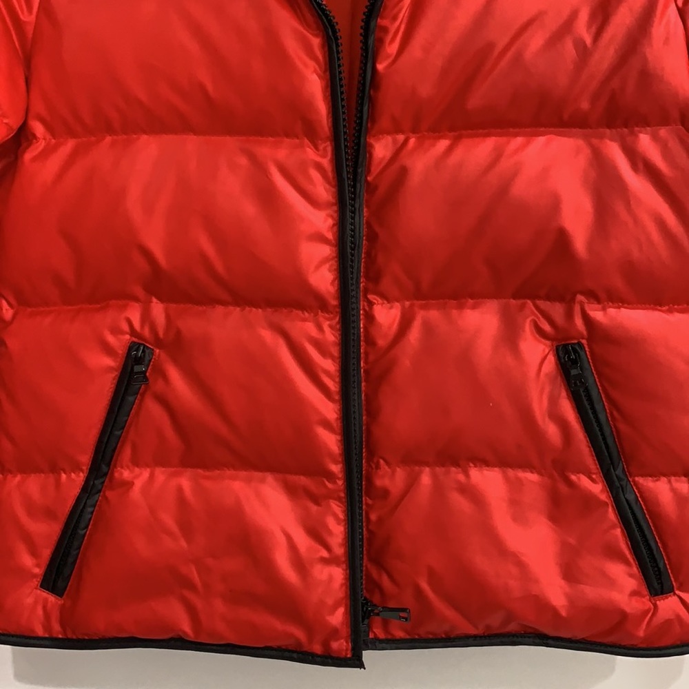 Moda Inernational Red Puffer Jacket - Picture 6 of 7